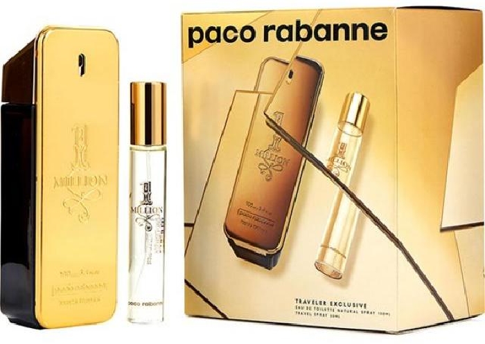 Paco Rabanne One Million Set: Eau de Toilette 100 ml + Travel Spray 20 ml