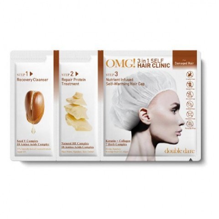 OMG Double-Dare 3IN1 SELF HAIR CLINIC - FOR DAMAGED HAIR 34ml