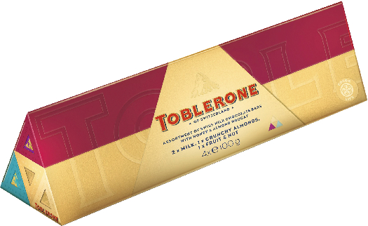 Toblerone Bundle Fruit Collection 4 x 100 g