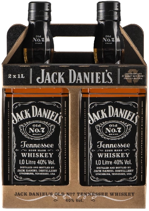 Jack Daniel's Black Label No. 7 Whiskey 40% 2x1L