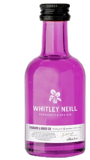 Whitley Neill Rhubarb&Ginger Gin 43% 0.05L