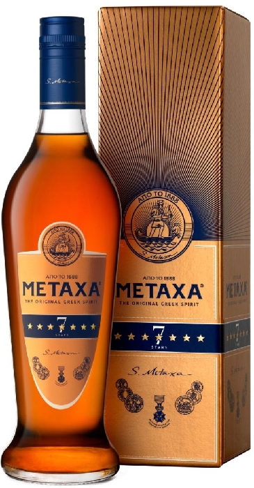Metaxa Amphora 7* Brandy 40% 1L gift pack