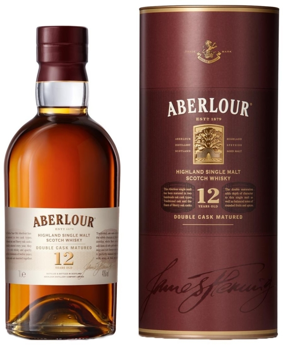 Aberlour 12 Years Old Double Cask Whiskey 1L