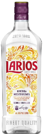 Larios London Dry gin 37.5% 1L