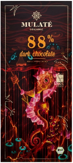 MULATE Organic 88% dark chocolate 80g