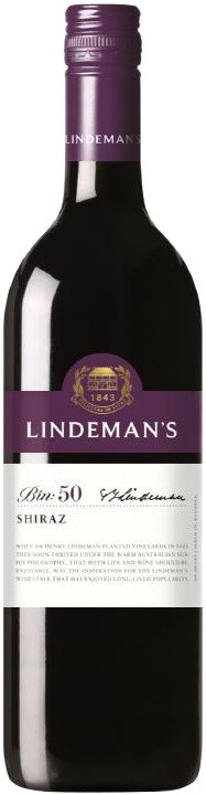 Lindemans Bin 50 Shiraz, dry red wine 0.75L Lindemans Bin 50 Shiraz, dry red wine 0.75L