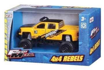 Maisto 4 x 4 Rebels 11,5 cm sort Maisto 4 x 4 Rebels 11,5 cm sort