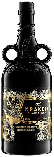 The Kraken Black Spiced Ceramic rum 40% 0.7L