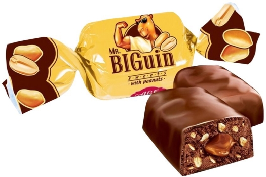 AVK Confectionery Mr. BIGuin with Peanuts 1000g