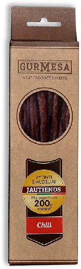 GURMESA Beef Straws Chili 200g