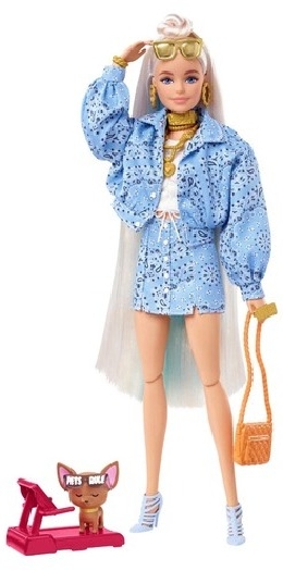Barbie Doll with light blue skirt&jacket (blonde hair) HHN08