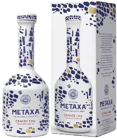 Metaxa Grande Fine Brandy 40% 0.7L gift pack