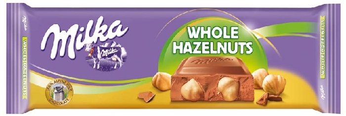 Milka Whole Hazelnuts Tablet 270g